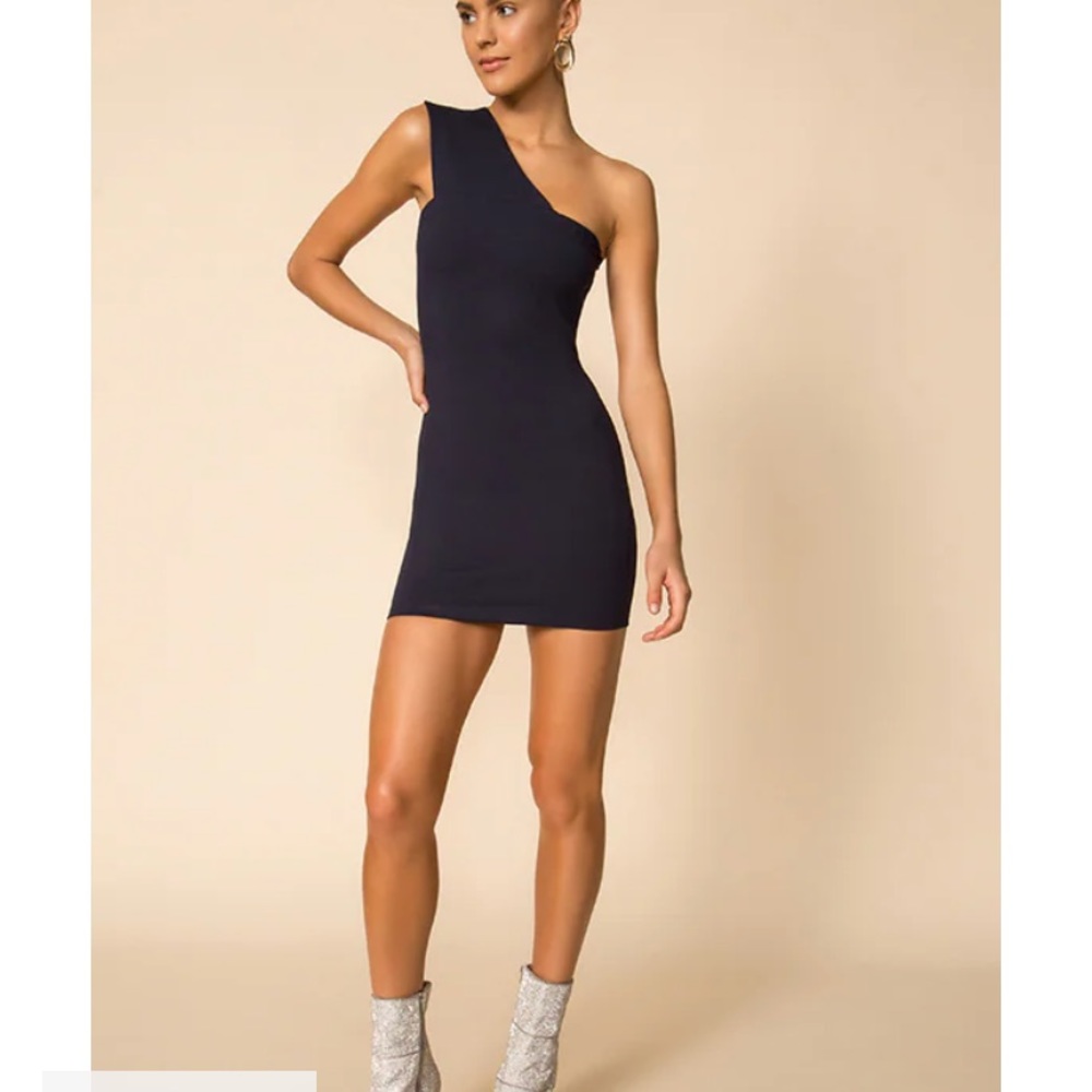 Superdown one shoulder dress